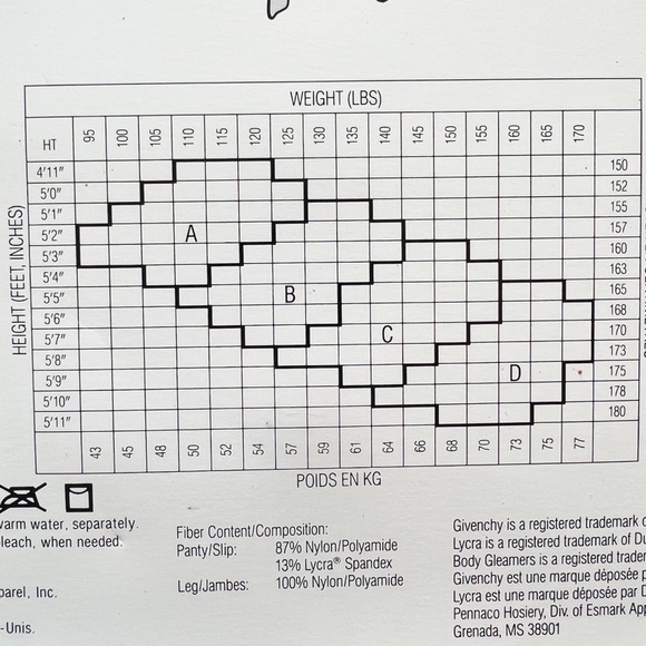 Givenchy Body Gleamers Shimmer Control Top Stocking - Set of 3 | Size D XL - Picture 7 of 8